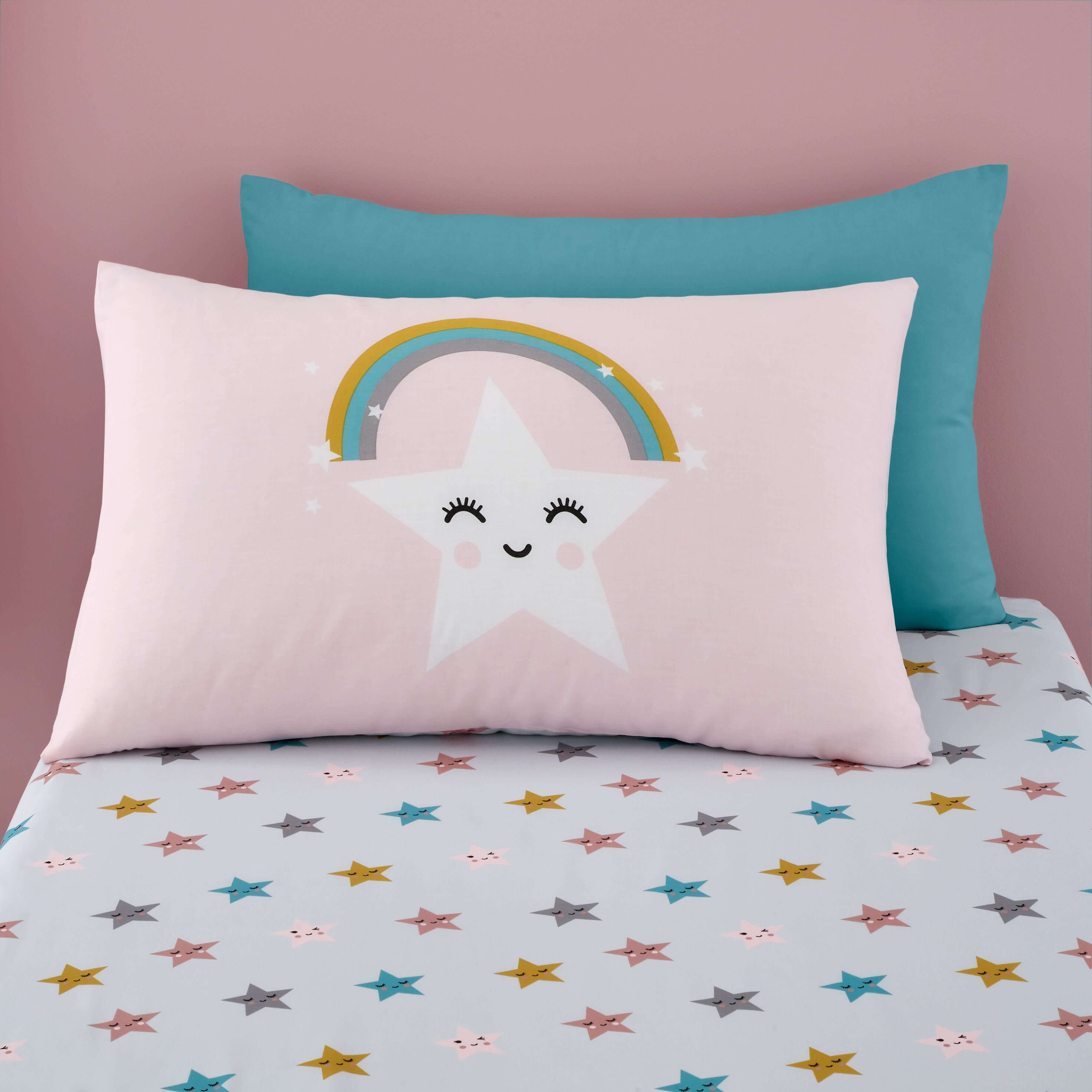 Duvet Cover Set for Cotbed Happy Stars - Image 4